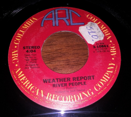 Weather Report - River People - Simple Vinilo Usa