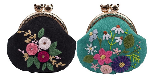 Maydear Embroidery Coin Purse Kits Para Principiantes, Embra