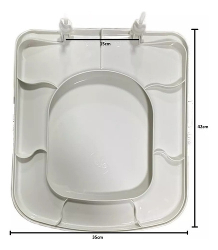 Assento Sanitário Fiori Lirio Pp Privada Tampa Bacia Vaso Bc Cor Branco