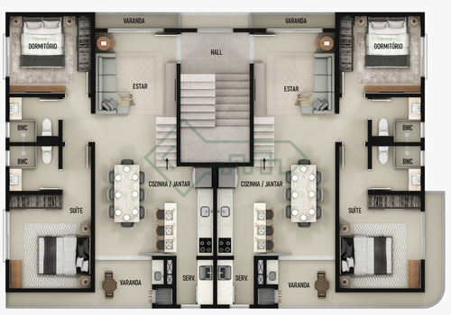Imagem 10 de 14 de Apartamento 1º Andar | 01 Dormitório + 01 Suíte | 82m² - Sa02272 - 70805280