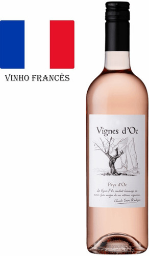 Vinho Francês Rosé Vignes D'oc - 750ml