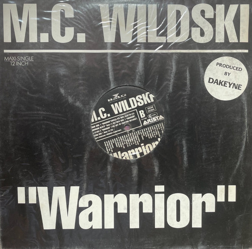 Mc Wildski - Warrior New Age Vinilo Maxi 12 Uk House 90s