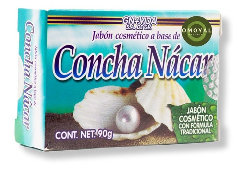 Jabón Cosmetico A Base De Concha Nacar  90 G Gn+v /aclarante
