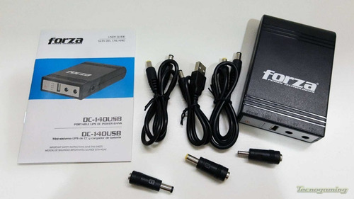 Imagen 6 de 10 de Mini Ups Forza Dc-140 Protección Power Bank P/modems 14w Usb