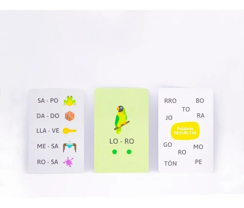 Imagen 6 de 6 de Cartas Para Aprender Las Sílabas - Didacticartas De Sílabas