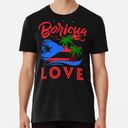 Remera Amor Boricua Algodon Premium