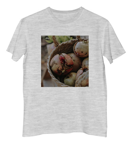 Remera Hombre Comida Saludable Frutas Verduras Campo P5