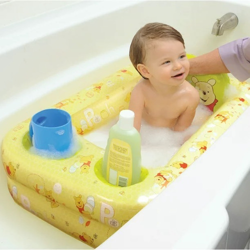 Bañera De Bebe Winnie The Pooh Inflable 