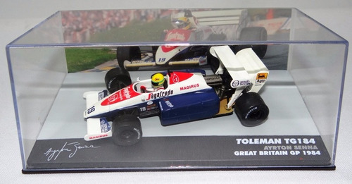 Lendas Brasileiras Toleman Tg184 Ayrton Senna 1984 S/ Acril