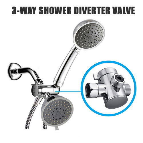 : Montaje De Válvula De Desviador De Ducha De 3 Vías G1 / 2