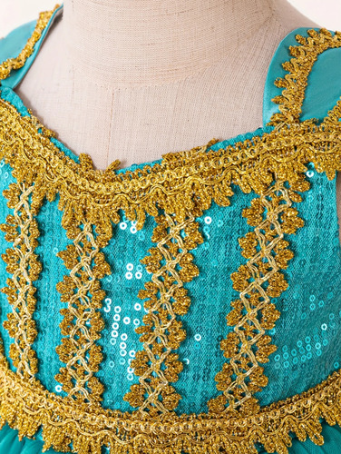 Disfraz / Vestidos De Pincesas Disney Jazmin 2 T 2