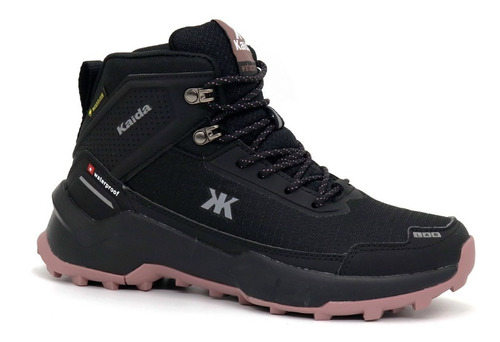 Zapatilla Outdoor De Dama Kd22-06f Negro