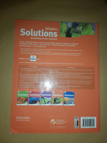 Solutions Upper Intermediate Students Book (Usado)