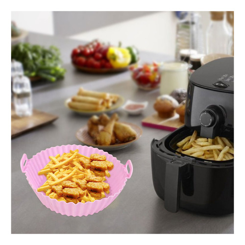 Freidora De Aire Molla De Silicona M Air Fryer Molde For Ho