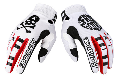 Guantes De Moto Con Diseño De Calavera Todoterreno