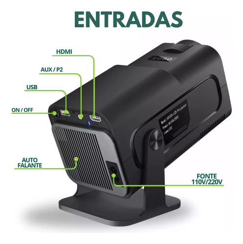 Projetor Portátil Magcubic Hy320 4k - 720p Wi-fi Bluetooth