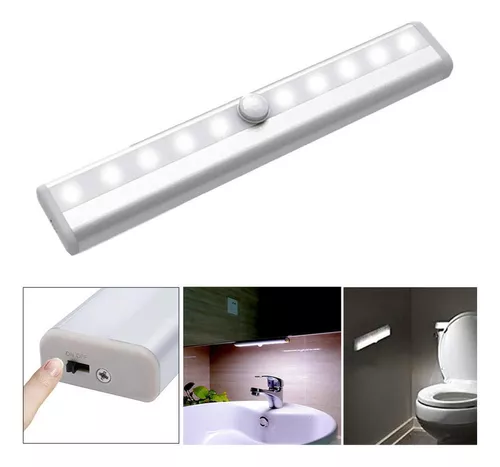 Lampara de pared LED para Cocina,Guardarropa,Dormitorio con Sensor de  Movimiento