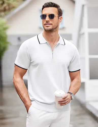 Polo con cremallera hombre hotsell