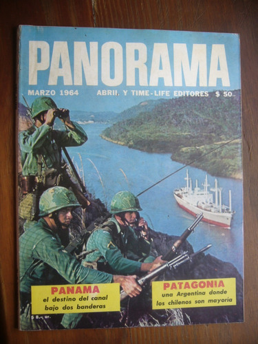 Revista Panorama 10 / 1964 / Canal De Panamá Patagonia Cine