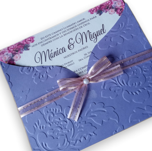 50 Invitaciones Completa Multimodelo Sinaí Con Texturas