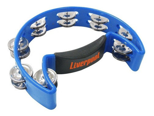 Pandeiro Meia Lua Profissional Pml 001az - Azul Liverpool