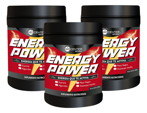 Energy Power Aumenta Energía & Vitalidad Todo El Día Pack 03