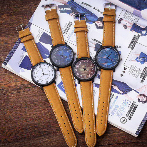 Cute Digital Brown - Reloj Para Pareja De Estilo Japonés Y C