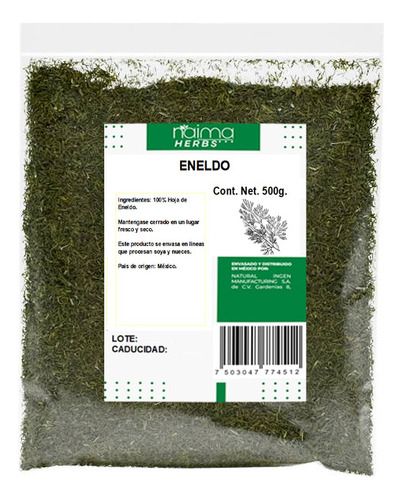 Eneldo Seco 500g