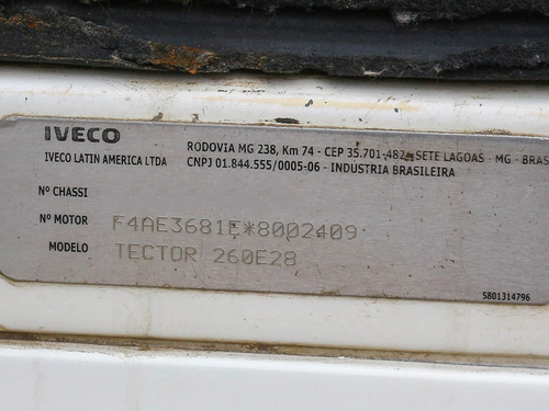 Imagem 10 de 15 de Iveco Tector 260e28 2014 6x4 No Chassi=17280,2628,24280