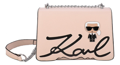 Bolso Bandolera Karl Lagerfeld Cadena Y Letras