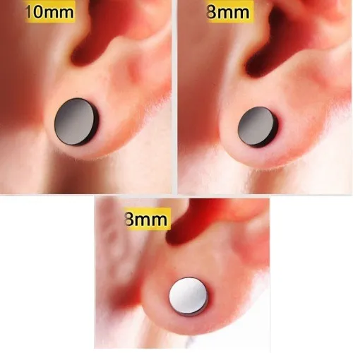 Aretes Magneticos, Piercing Sin Perfor, Pendiente, Expansor,