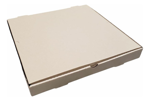 Caja Para Pizza Grande  Micro 33x33 Marrón X 200 Unid