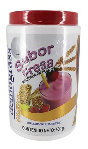 Batido Demograss Classic 500 Gr Today com sabor de morango