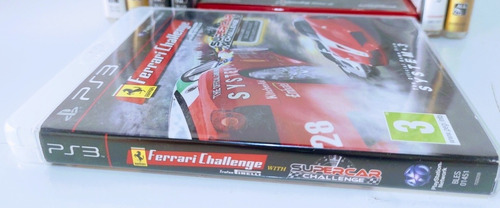 Jogo De Ps 3 Ferrari Challenge Game Original Físico Play 3 (Recondicionado)