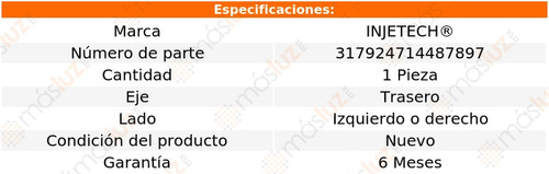 1- Sensor Abs Trasero Izq/der Equinox V6 3.6l 08/09 Injetech