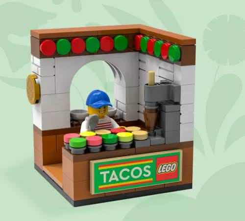 Lego Puesto De Tacos Cantidad De Piezas 118