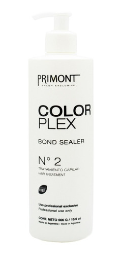 Primont Color Plex Bond Sealer N° 2 Reparador Capilar 6c
