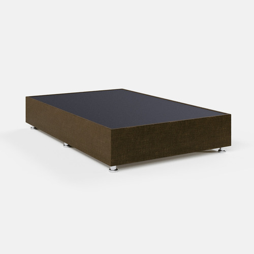 Box Cama Queen Size Tapiz Color Lino Café