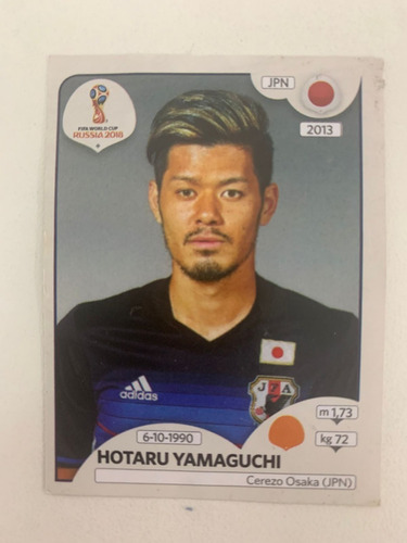 Figurinha Copa Do Mundo 2018 Hotaru Yamaguchi Nº662 Japão