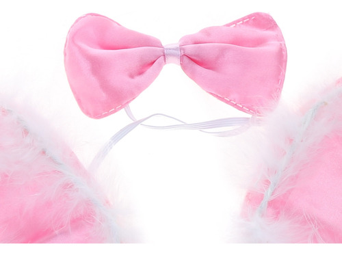 Diadema Con Forma De Oreja De Conejo, Cola Y Pajarita Para H