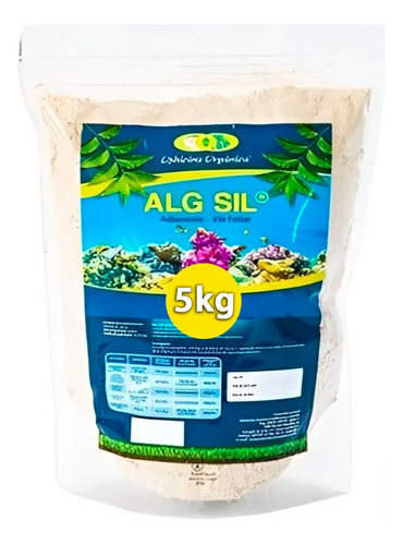 ALG Sil Adubo - Silício - Alga Diatomácea - 5 Kg