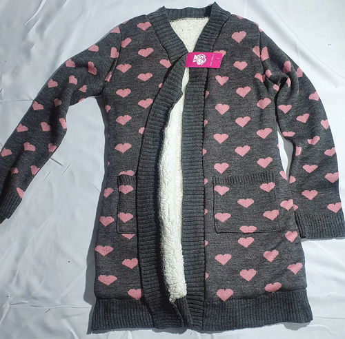 Cardigan Ensamble De Corazones De Dama Abrorregado 