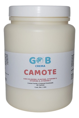 Crema De Camote Ozonizada - Gob - 1 Kilo