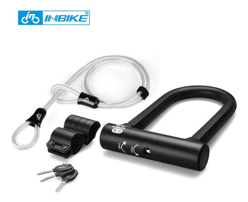 Candado Tranca U-lock Con Linga Inbike Ul319