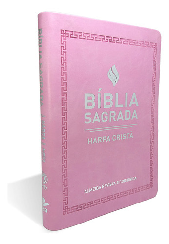 Bíblia Slim Harpa Luxo Rosa, De Cpad. Editora Cpad, Capa Mole Em Português, 2023
