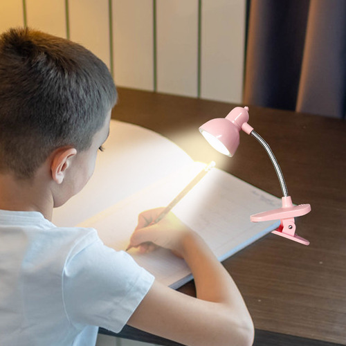 Lámpara Led Pequeña Con Miniclip Para Mesita De Noche
