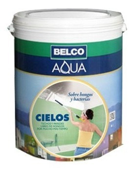 4l Pintura Belco Aqua Cielos Rasos Sobre Hongos Y Bacterias!