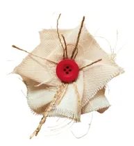 Comprar Flores Rústicas Lienzo Arpillera Souvenirs Decoración 20 U.