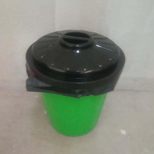 Canasto Recolector Para Agua, Mxryg-004, 4 Pzs, 7.5lts, Poli Color Verde
