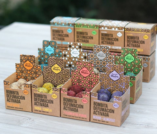 Pack Bombitas Defumacion Sagrada Madre X 8 Cajas De 8